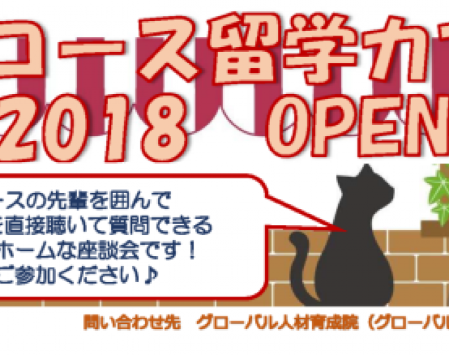 Gコース先輩と語る『Gコース留学カフェ』を開催しました。